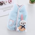thumbnail image 6 of Yidarton Pet Dog Cat Clothes Autumn And Winter Teddy Bear Schnauzer Bomei Dou Plus Velvet Padded Warm Waistcoat Pink XL, 6 of 7