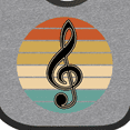 thumbnail image 4 of Inktastic Music Treble Clef Marching Band Boys or Girls Baby Bib, 4 of 4