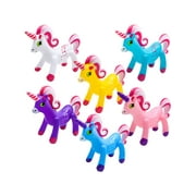 RI Novelty 12 Mythical Unicorns 24" Inflatable Toy Decorations