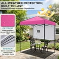 thumbnail image 6 of EAGLE PEAK 6 x 4 Pop-up Canopy, Adjustable Height,Straight Lightweight Compact Portable Tent, Pink, 6 of 9