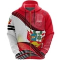 thumbnail image 4 of Sudadera con capucha con estampado 3D del emblema de la bandera de Perú para hombre, ropa de calle de gran tamaño, moda masculina, sudaderas holgadas para niño, 4 of 5