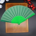thumbnail image 5 of Wedding Fan Plain And Elegant Comfortable Grip Pure Color Reusable Decoration Great Stickiness Smooth Edge Flat Fan Party Favors, 5 of 5