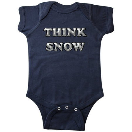 

Inktastic Gray Think Snow Gift Baby Boy or Baby Girl Bodysuit