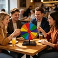 thumbnail image 6 of Prize Wheel, Tabletop Roulette Wheel for Prizes, for Home Parties, Trade Show, Party Birthday Wedding & Carnival Events, 6 of 7