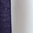 thumbnail image 4 of Quality Home'S Linen Texture Print Room Darkening Grommet Curtains - 52" X 84" - Purple (Set Of 2 Panels), 4 of 4