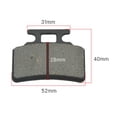 thumbnail image 3 of 1pair brake pads for ebikle electric bike motorcycle disc brake pads, 3 of 10