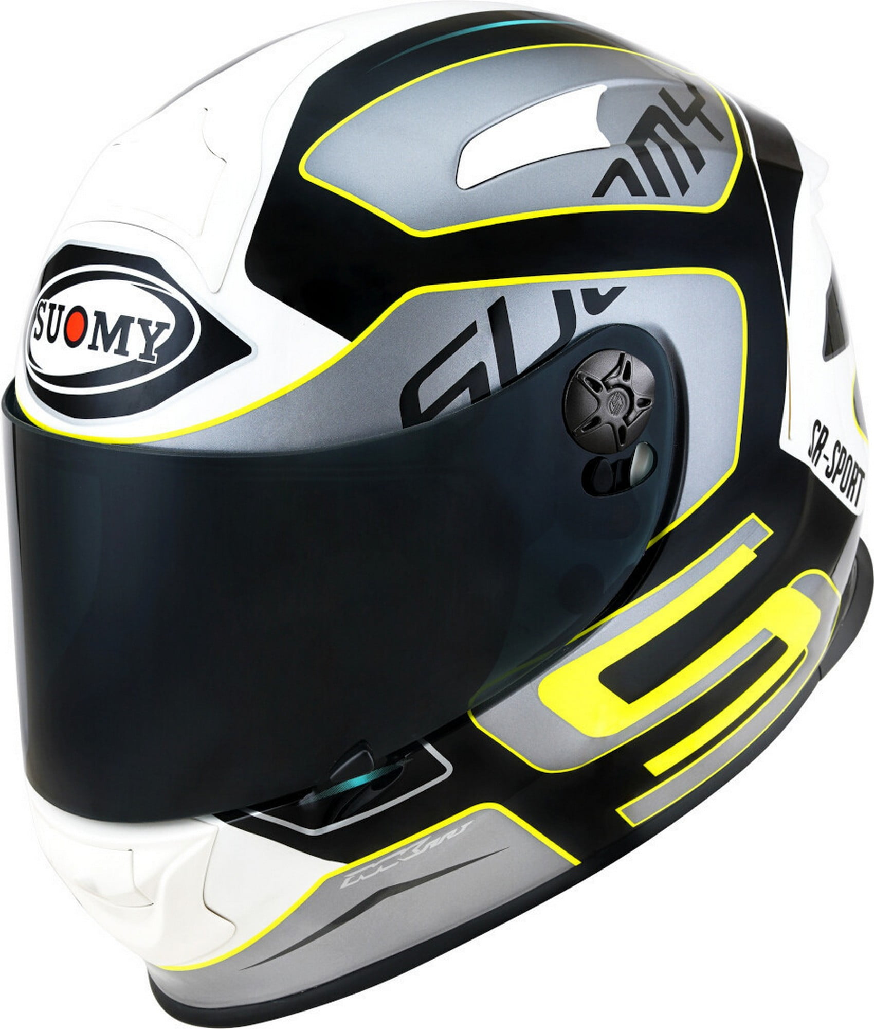 Suomy SR-Sport Axial Motorcycle Helmet Yellow XS - Walmart.com