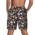 thumbnail image 2 of Lsque Mens Swim Trunks Autumn Forest Pattern - Bathing Suit Compression Liner - Beach Swim Shorts Swimwear - (S-3XL) - Stretch Quick Dry -Medium, 2 of 9