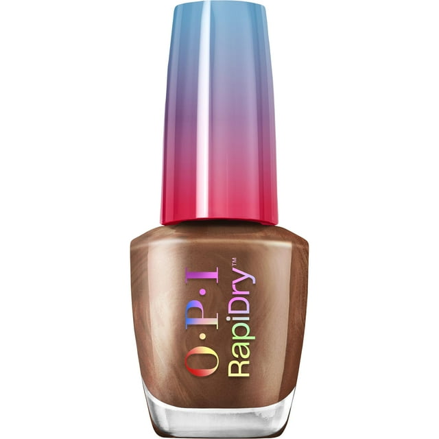 Esmalte de uñas OPI RapiDry Awe of a Sudden Dark Brown Shimmer
