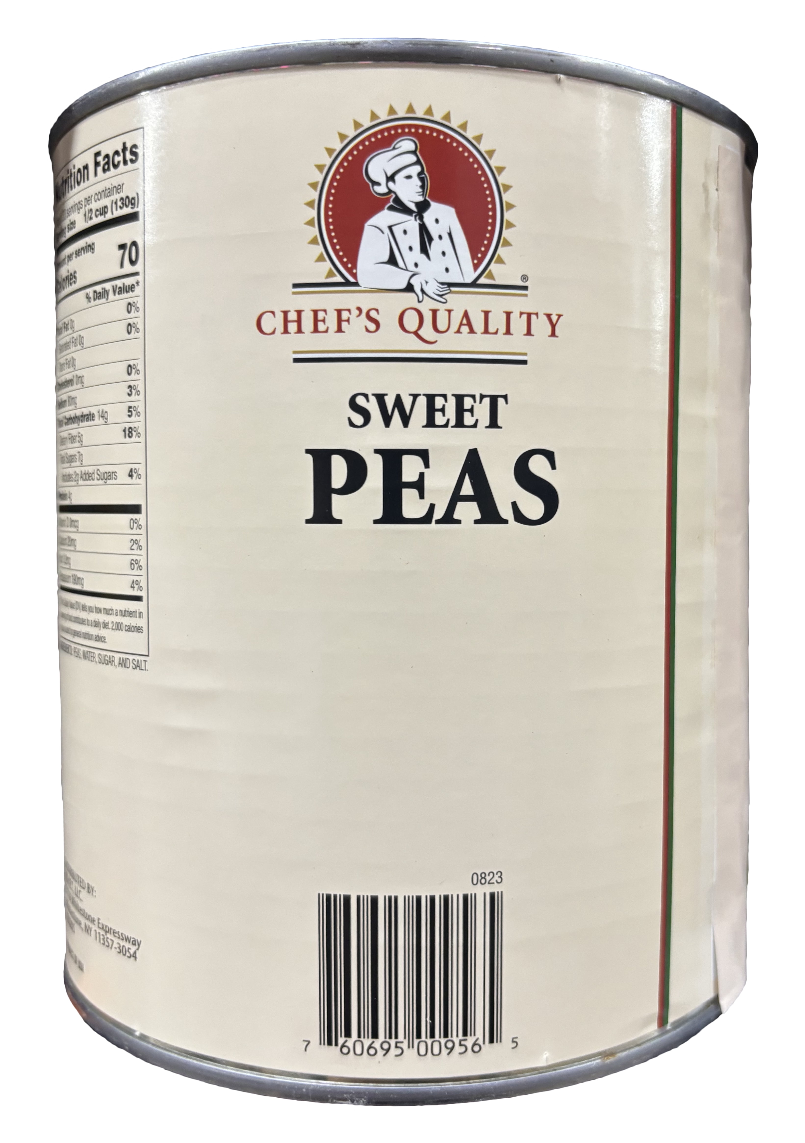 Chef's Quality Sweet Peas | Kosher | 6.63 lb