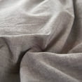 thumbnail image 3 of MarCielo Cotton Duvet Cover Set 3 Piece 100% Washed Cotton Duvet Cover 1 Duvet Cover + 2 Pillowcases Solid (Light Grey, Queen), 3 of 6