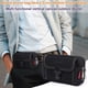 thumbnail image 3 of Bolsa 10 Uds. riñonera de lona Likrtyny Para hombre estilo 2 Negro, 3 of 9