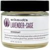 Schmidt's Natural Deodorant Jar, Lavender & Sage 2 oz