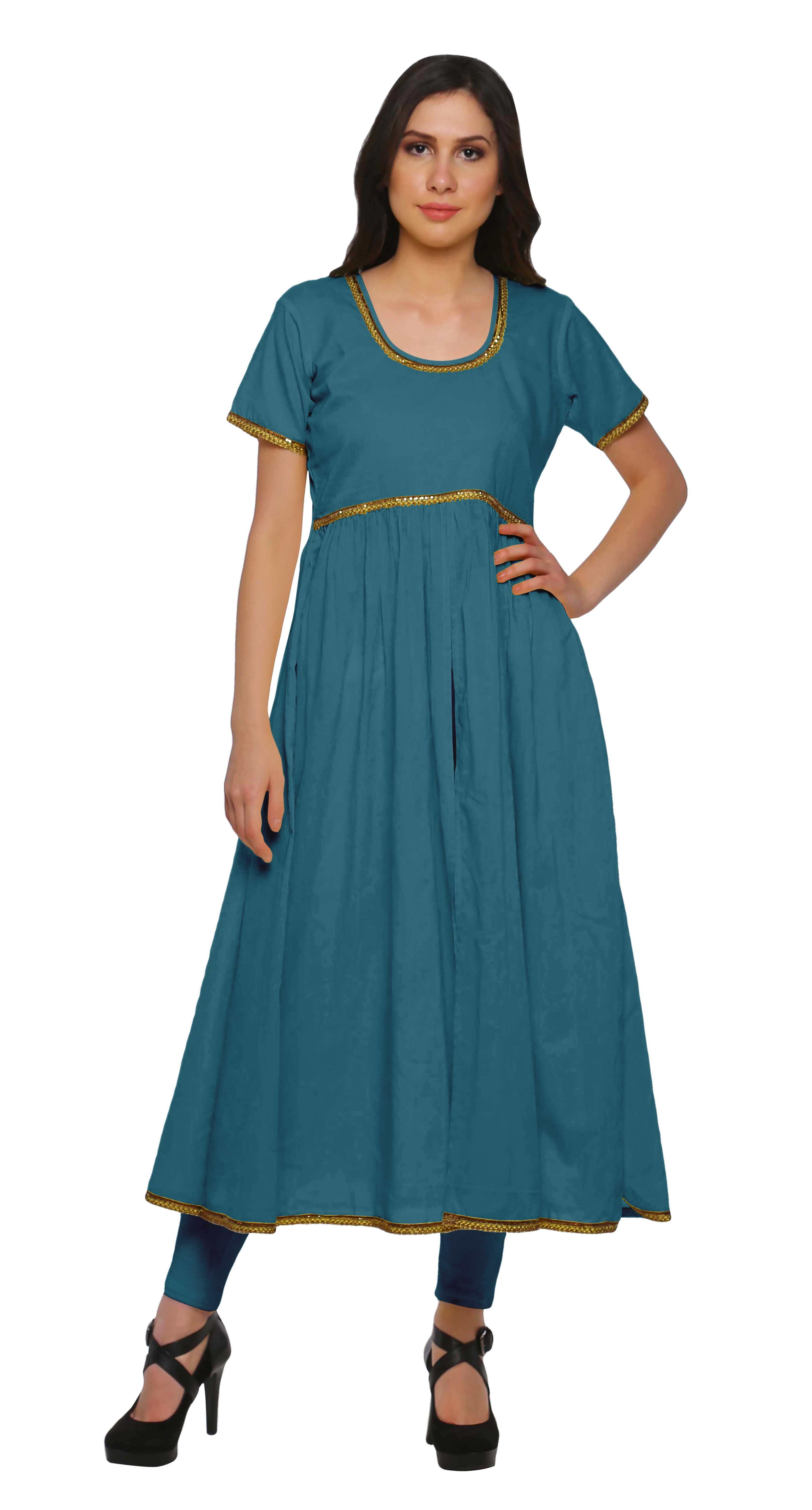 Summer Dresses Long Kurti Ethnic Dress 