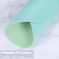 thumbnail image 5 of Mouse Pad, Double-Sided PU Leather Round Mouse pad 8.7 x 8.7 Inch, Anti-Slip, Pretty Cute Mouse Pad,Green & Blue, 5 of 7