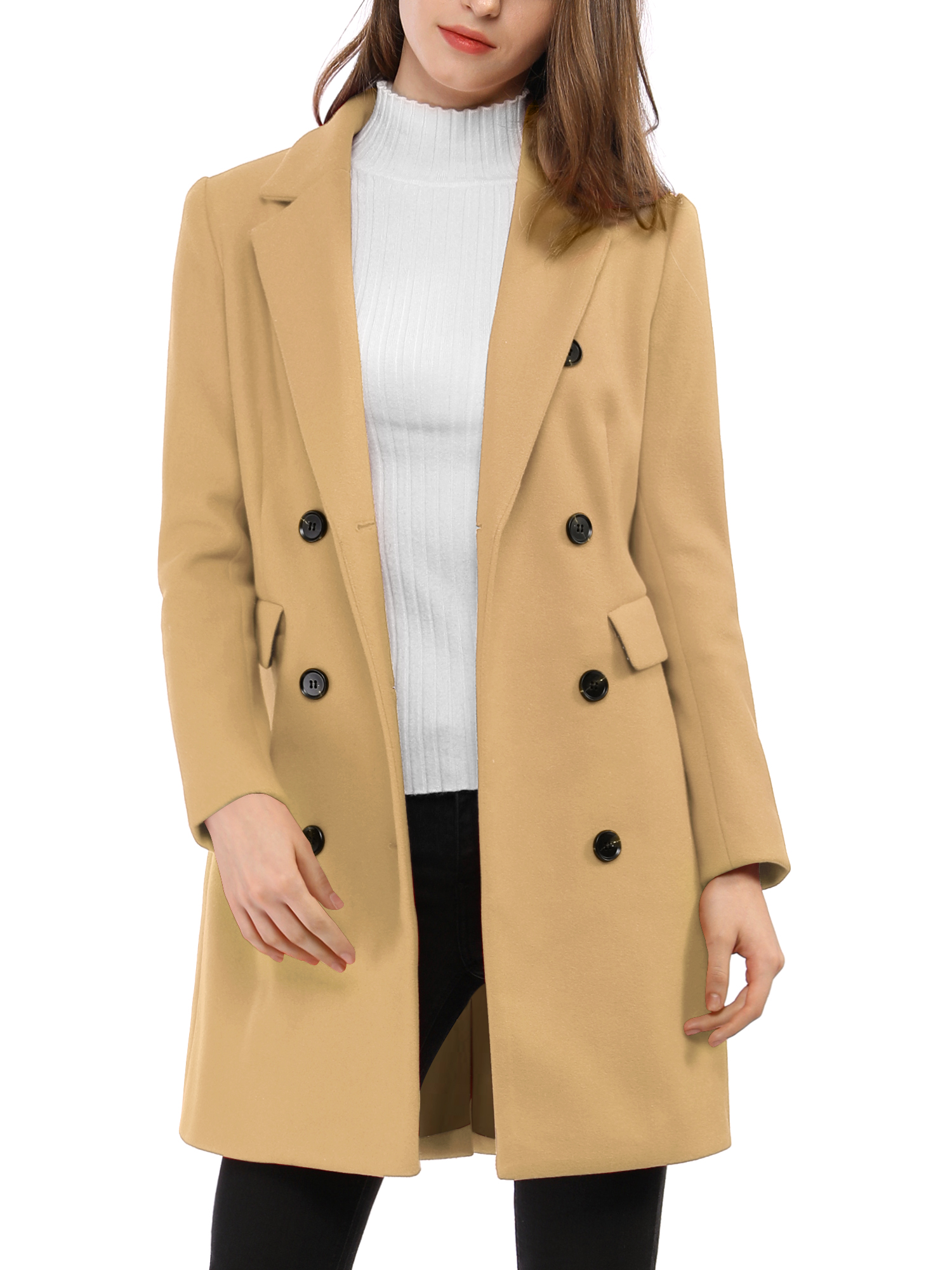 最も優遇 Coat」ダブルコート Breasted WIRROW wirrow Over TWEED