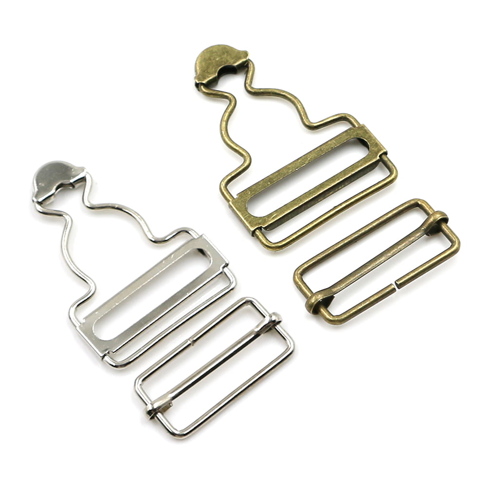 Overall Clip & Sliders Hooks Set Gold For Up To 1 3/4 Inch Strap bib replacement