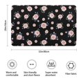 thumbnail image 3 of Pioneer Flower Floral Print Pattern Bathroom Rugs Mat, Non Slip Microfiber Bathroom Rug with Rubber Backing, Soft Mats for Bathroom Floor Tub Shower, 20"x32", 3 of 5