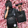 thumbnail image 3 of Student‘S Backpack Junior High School Bag Pencil Bag Shoulder Tote Backpack 4Pcs, 3 of 5