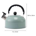 thumbnail image 3 of Stainless Steel Whistling Kettle for Home with Handle Flat Base 3L, 3 of 3
