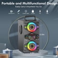thumbnail image 2 of Altavoz Bluetooth TOMPROAD A52 60W portátil inalámbrico con subwoofer, 2 of 8