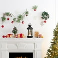 thumbnail image 6 of Danya B. Tabletop Christmas Holiday Winter Scene Falling Snow Music Snowglobe Diorama Lit Lantern Decoration - Black, 6 of 10