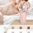 thumbnail image 4 of WINDLAND Handheld Fan Portable Fan Rechargeable Small Pocket Fan with 3 Speed USB Fan for Office Outdoor Indoor Pocket Fan, 4 of 14