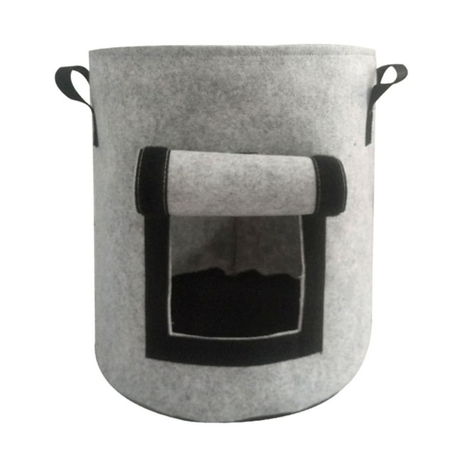 Amdohai Potato Growing Bag Felt Thickened Planting Grow Pouch Garden Vegetables Planter Containers with Handles & Window