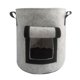 thumbnail image 1 of Bolsa de cultivo gruesa para papas, tamaño grande de 10 galones, color gris, hecha de fieltro de fibra química resistente. Ideal para huertos urbanos y jardinería., 1 of 7