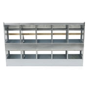 Brower Galvanized Steel 10 Hole 50 Bird Nest Chicken Brooding Box (2 Pack)