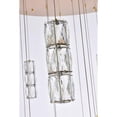 thumbnail image 6 of Elegant Lighting Polaris 38 inch LED chandelier in gold, 6 of 9
