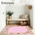 thumbnail image 3 of ODIKA 6'x9' Machine Washable Non-Slip Area Rug, Fairy Realm Dazzling Treasure Radiant Jeweled Scepter Magnificent High Traffic Rug, Pink, 729006, 3 of 7