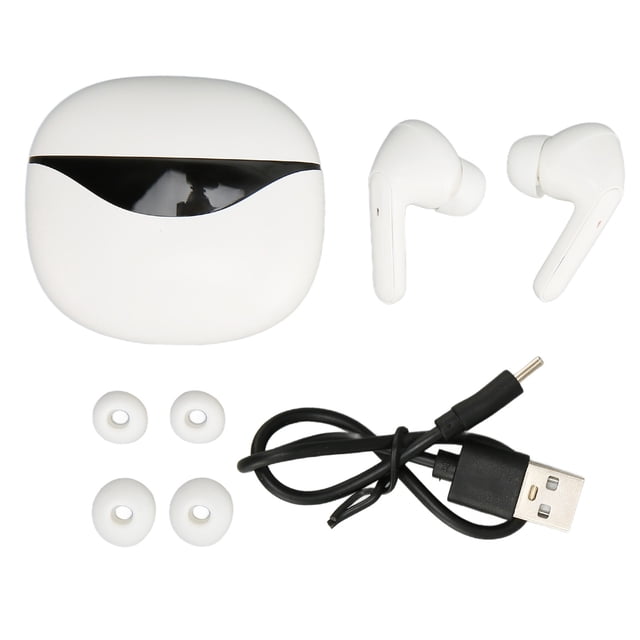 Auriculares inalámbricos con sonido estéreo HiFi, cancelación de ruido, micrófono incorporado, Bluetooth, para deporte y entrenamiento
