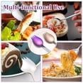 thumbnail image 3 of maskred 7pcs Convenient And Safe To Spoon Fork Set For Desserts Stylish Dessert Forks 1Set, 3 of 6