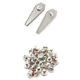 thumbnail image 4 of 18 cuchillas para cortador de césped antioxidantes para Bosch Indego 800 1000 1200 (plata), 4 of 8