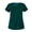 03-Dark Green, variant on NAMTYQX Scrubs for Women Short Sleeve Loose Fit Lightweight Casual Stretchy Red Size 2XL