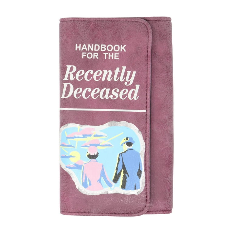 Handbook for the recently deceased sale wristlet