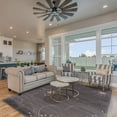 thumbnail image 5 of Linon Milan Collection Blossom Flowers Transitional Area Rug, 5 of 5