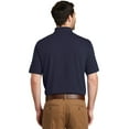 thumbnail image 2 of Port Authority K164 SuperPro Knit Polo, True Navy, 4XL, 2 of 4