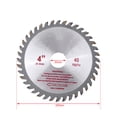 thumbnail image 4 of 4 pulgadas 40T Dientes Carburo Cementado Sierra Circular para trabajar la Madera Disco de Corte Giratorio Herramienta de Corte de Madera diámetro Diámetro 20mm Khall GS01622, 4 of 6