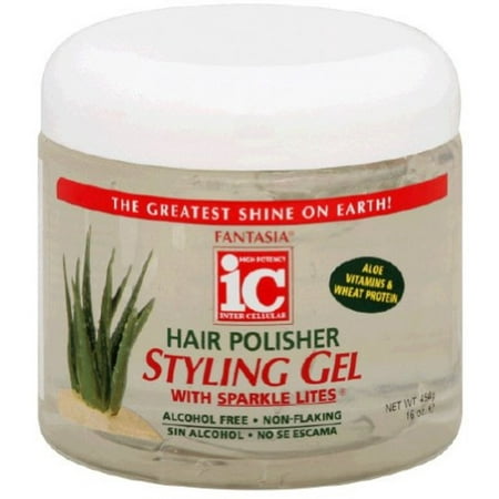 Fantasia Hair Polish Styling Gel, Regular, 16 oz (Pack of 2)