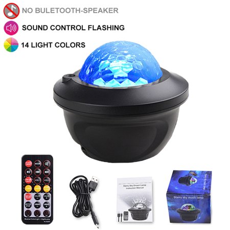 

Led Star Galaxy Projector Starry Night Light -In Bluetooth-Speaker Bedroom Decoration Kids Daygift