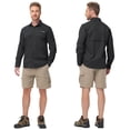 thumbnail image 4 of Zehisen Men's Fishing Shirt Long Sleeve UPF 50+ Sun Protection Quick Dry Cooling Shirt for Hiking Camping Safari Outdoor Travel Black XL, 4 of 7