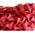 thumbnail image 3 of The HomeCentric Custom Pillow Case Red Accent Pillows Modern Solid Pillow Covers Pillow Covers Pack of 2 12x12 inch (30x30 cm) Satin Square Pillows Cover Vintage Style Ruffles Throw - Vintage Rubys, 3 of 3