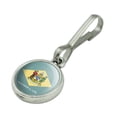 thumbnail image 2 of Delaware State Flag Antiqued Charm Clothes Purse Suitcase Backpack Zipper Pull Aid, 2 of 4