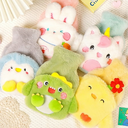 

500ML Rubber Hot Water Bottle with Cover Knitted Hot Water Bag
