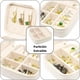 thumbnail image 3 of 20Pcs Organizadora de Joyero de Viaje, Alhajeros Joyeria Mujer, Portátil Mini Alhajeros de PU para Anillos, Pendientes, Collares (Blanco), 3 of 7