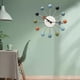 thumbnail image 5 of Reloj de pared de de silencioso hace tictac rico y relojes de pared decorativos para sala de, 5 of 9