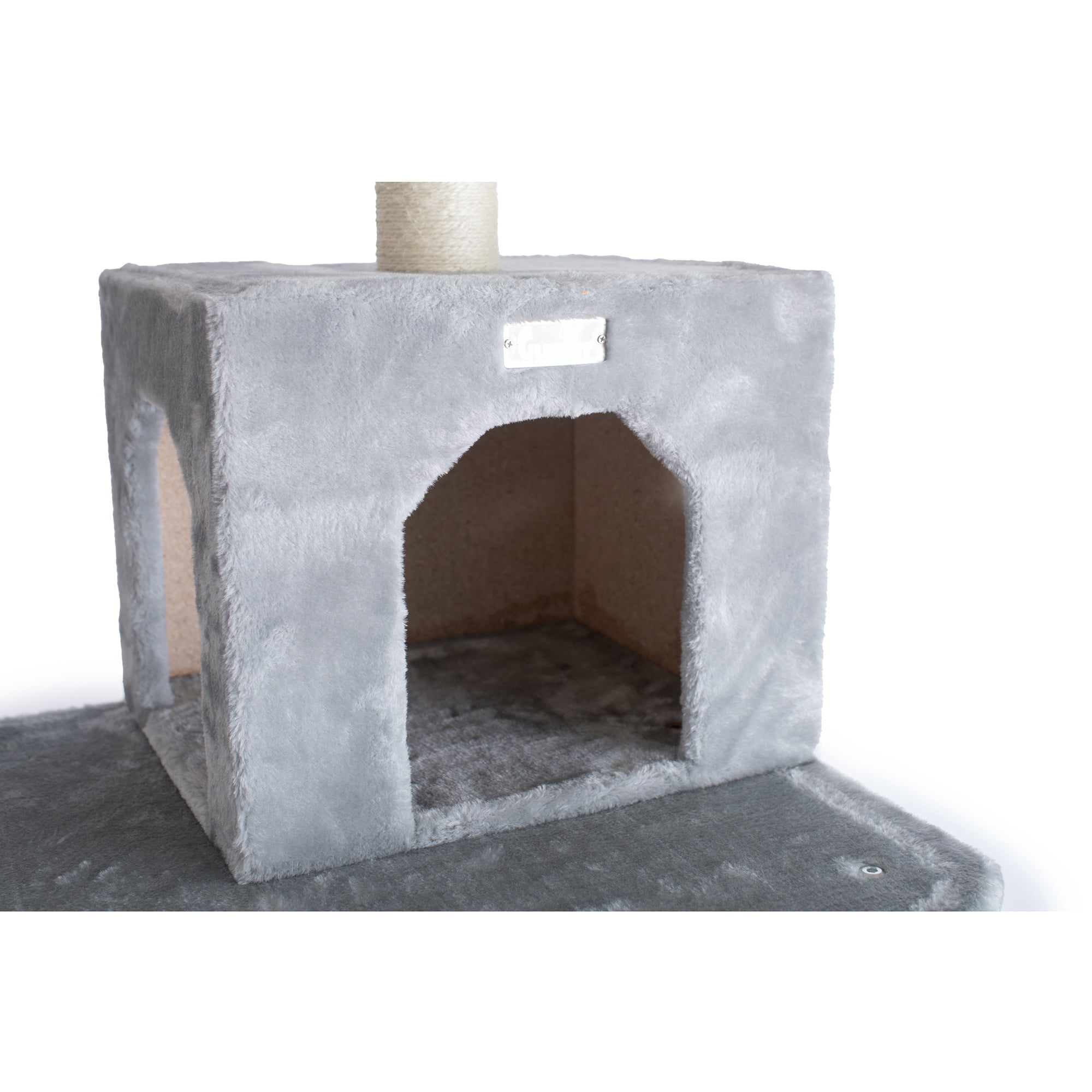 GleePet 74" Cat Tree GP78740822 Silver Gray 7 Levels