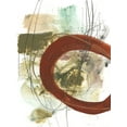 thumbnail image 2 of Goldberger, Jennifer 19x24 White Modern Wood Framed Museum Art Print Titled - Rusted Loops II, 2 of 4